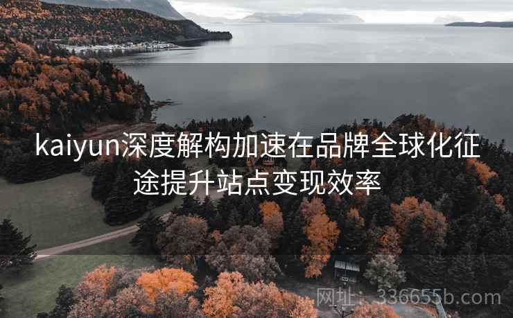 kaiyun深度解构加速在品牌全球化征途提升站点变现效率
